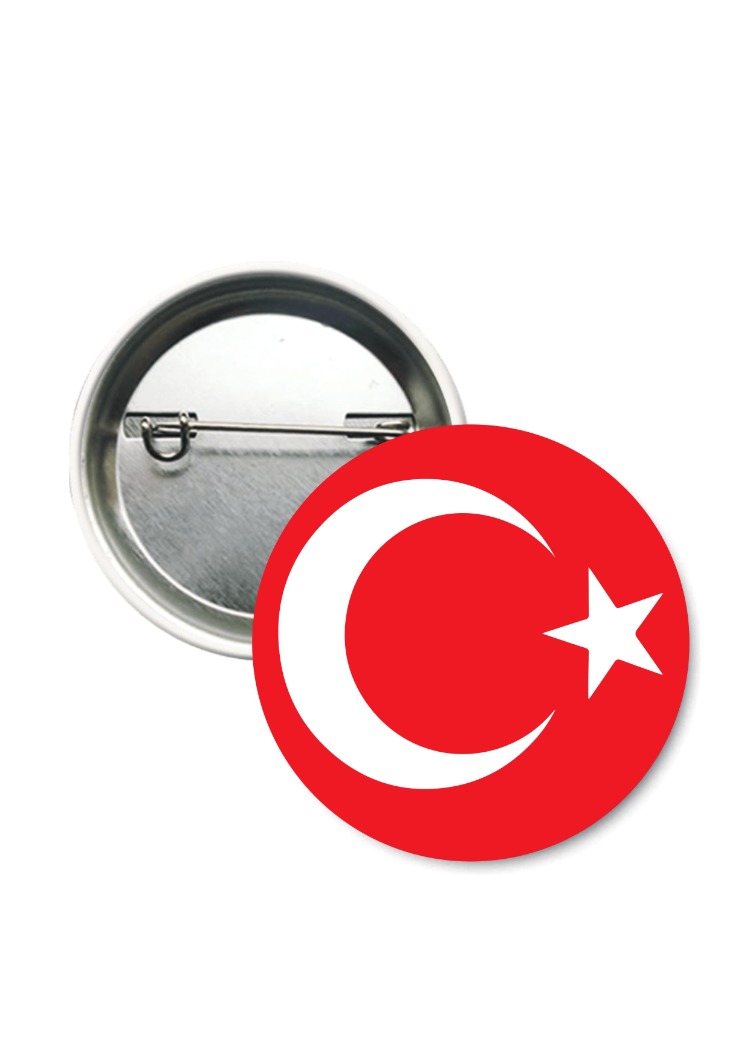 Türkiye Bayrağı Rozet #R009