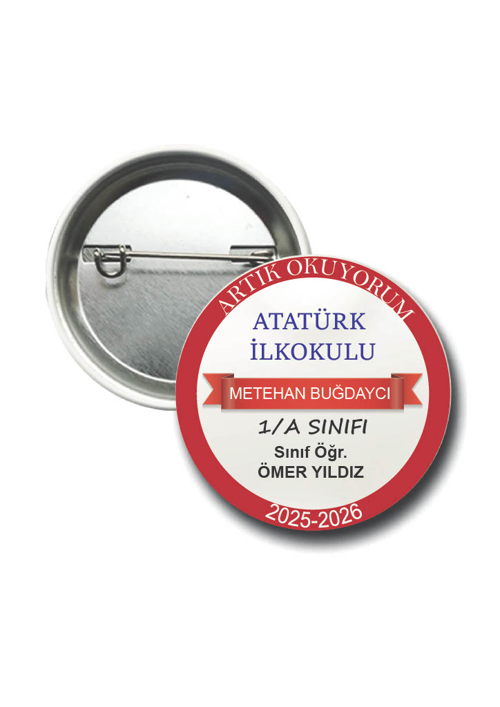 Artık Okuyorum Rozet #R001