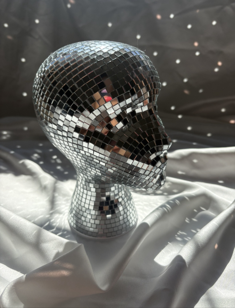 Disco Head – Aynalı Dekoratif Büst | 20 cm