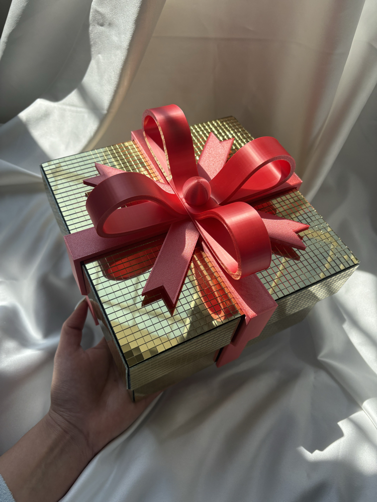 Disko Hediye Kutusu 20cm-Gold