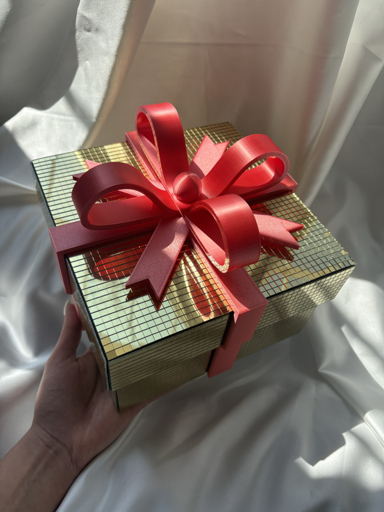 Disko Hediye Kutusu 20cm-Gold