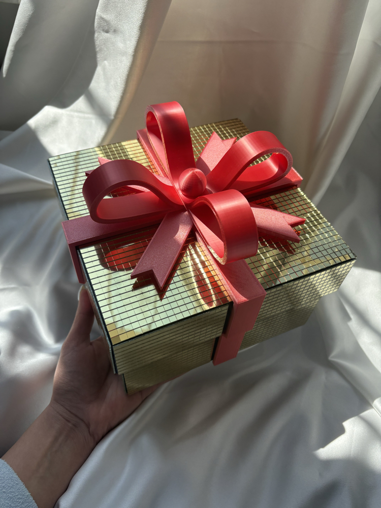 Disko Hediye Kutusu 20cm-Gold