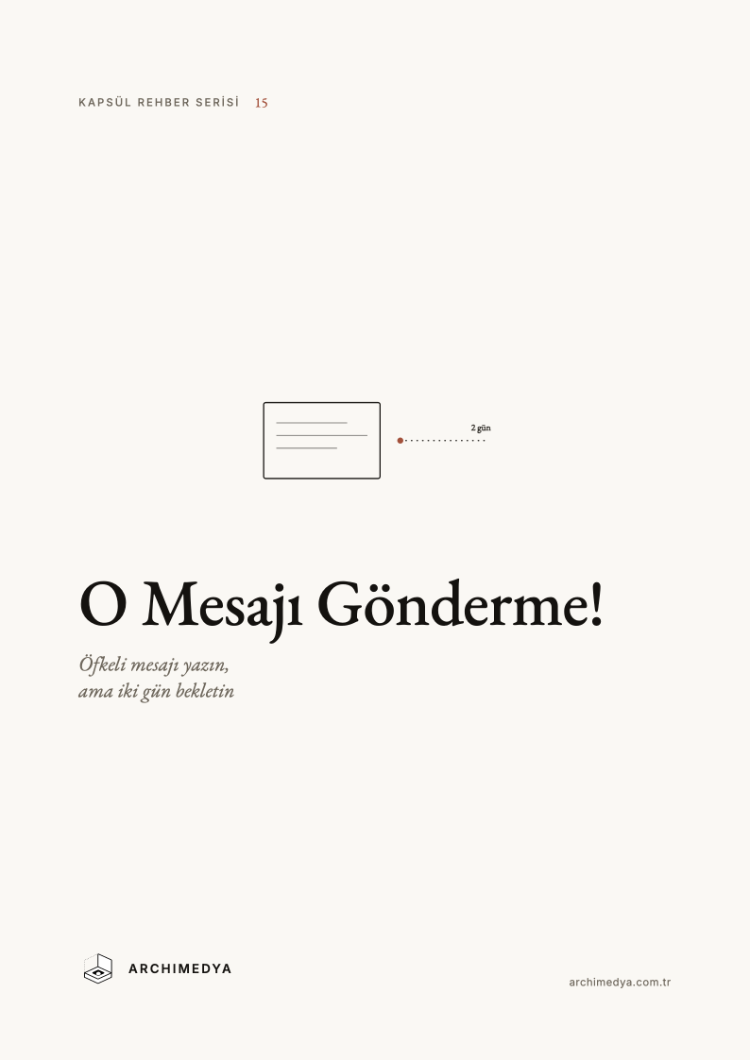 Kapsül Rehber 15 — O Mesajı Gönderme!
