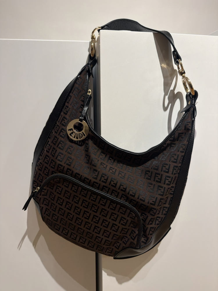 Fendi Zucca Hobo Bag