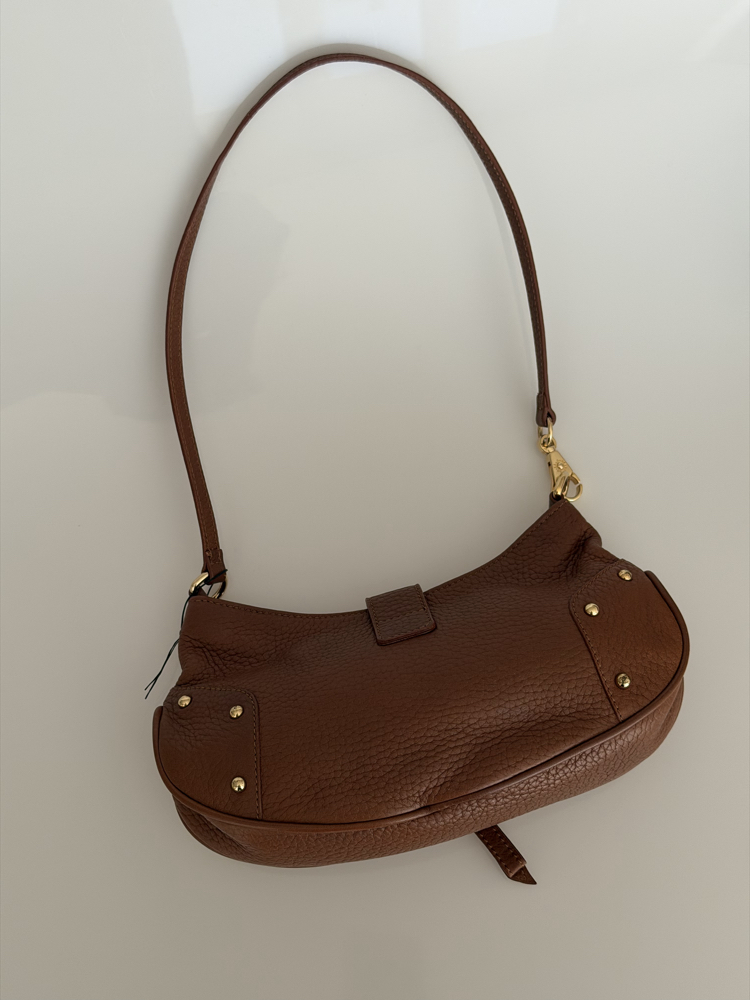 Dolce & Gabbana Vintage Kahverengi Mini Omuz Çantası
