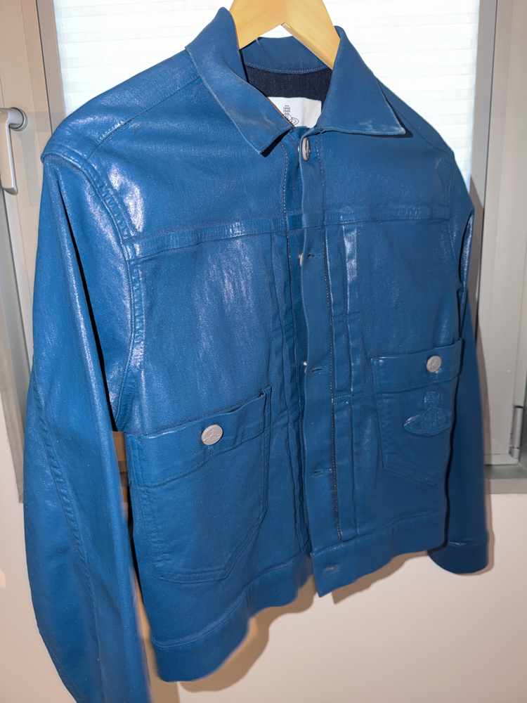 Vivienne Westwood Marlene Jacket Blue Coated