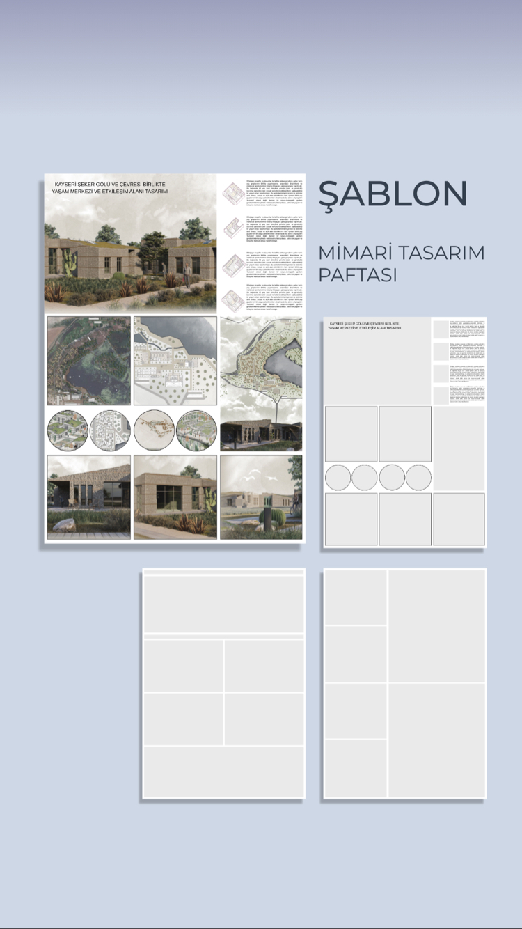 MİMARİ PAFTA (dikey) HAZIR ŞABLON