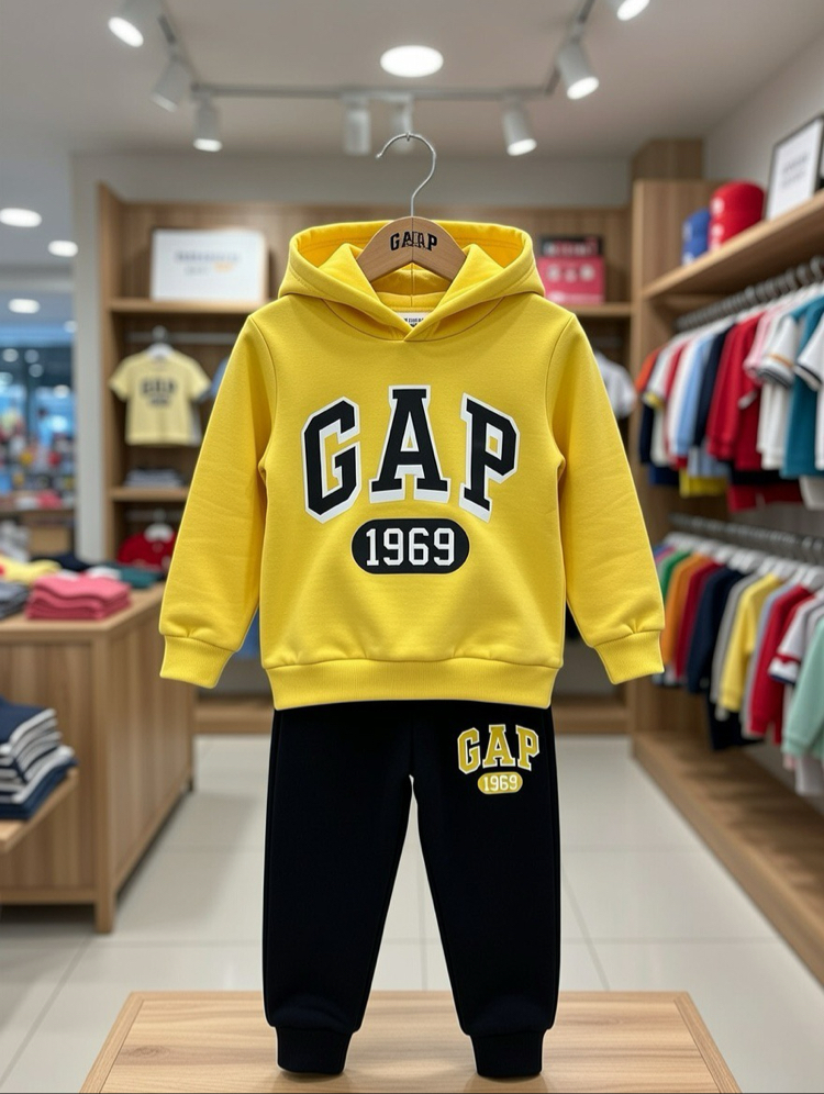 Erkek çocuk kapşonlu takım 