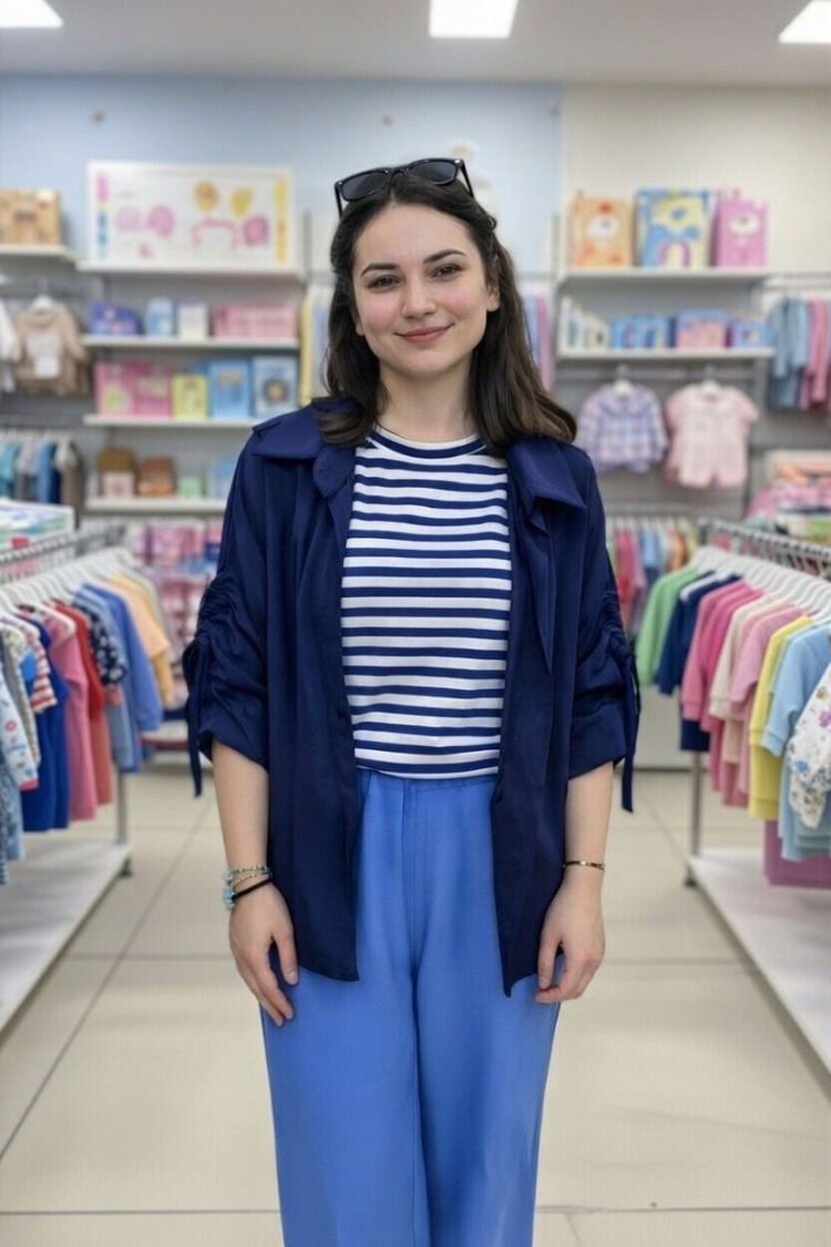 kız çocuk gömlekli üçlü takım
