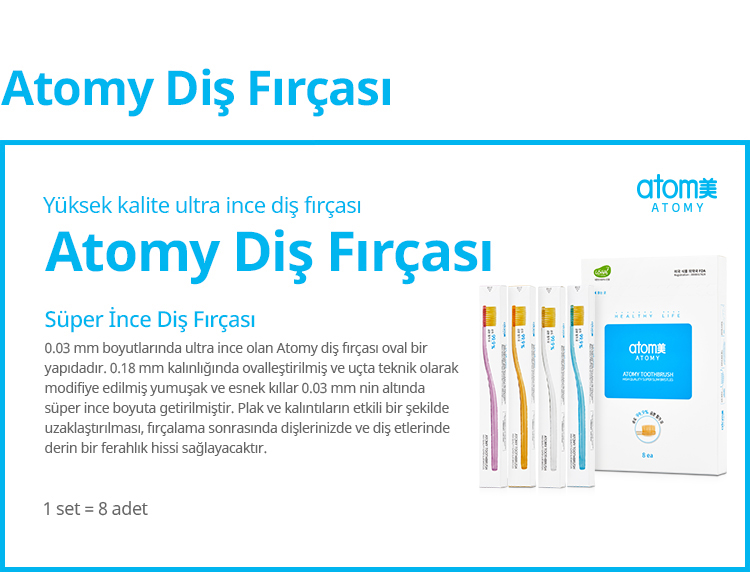 Atomy Diş Fırçası * 8 Adet E00510