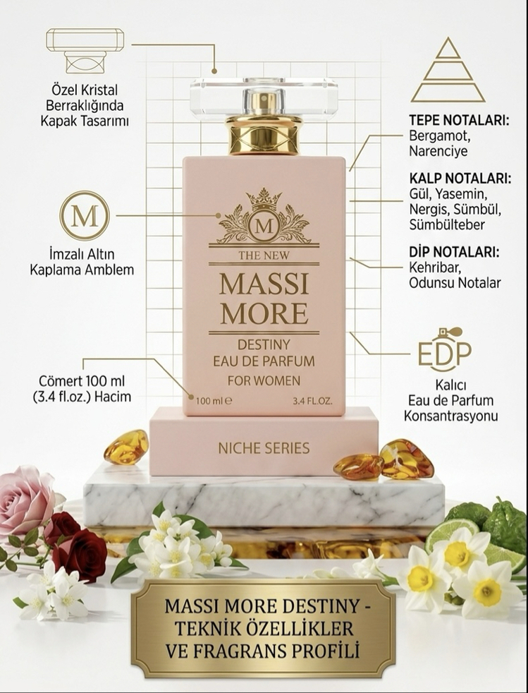 Massi More Destiny - Eau De Parfum For Women 100 ml