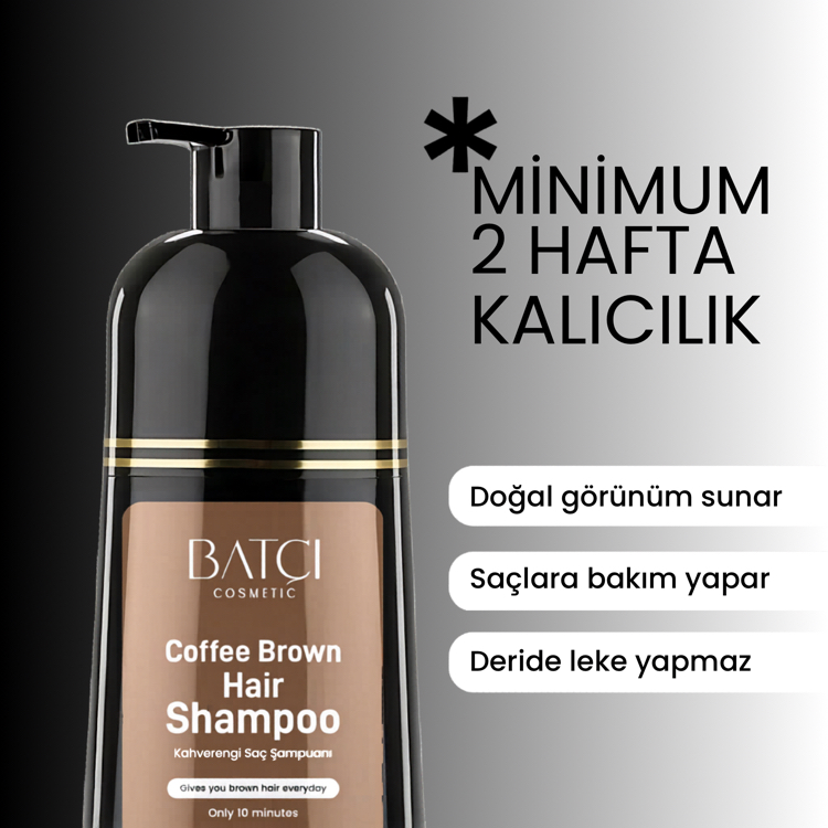 Batçı Koyu Kahve Saç Boyası Şampuanı