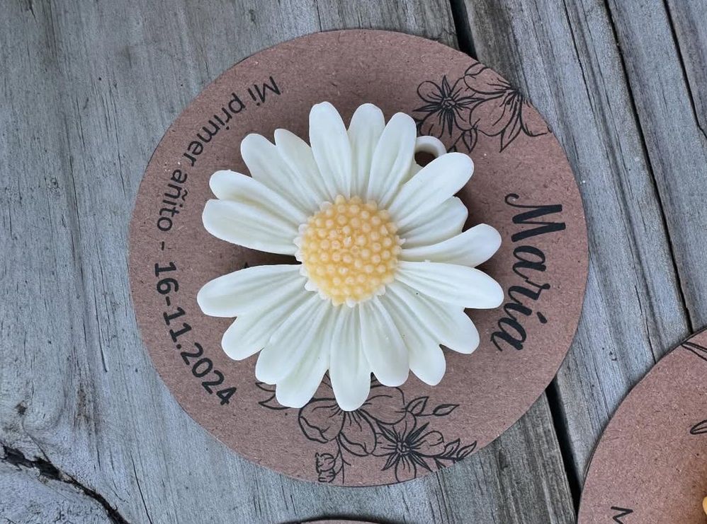 Düğün ve özel günler Papatya mum (20 adet)