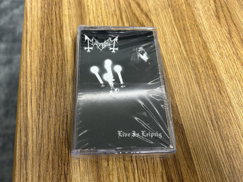 Mayhem - Live in Leipzig Turkish press cassette, sealed!!!