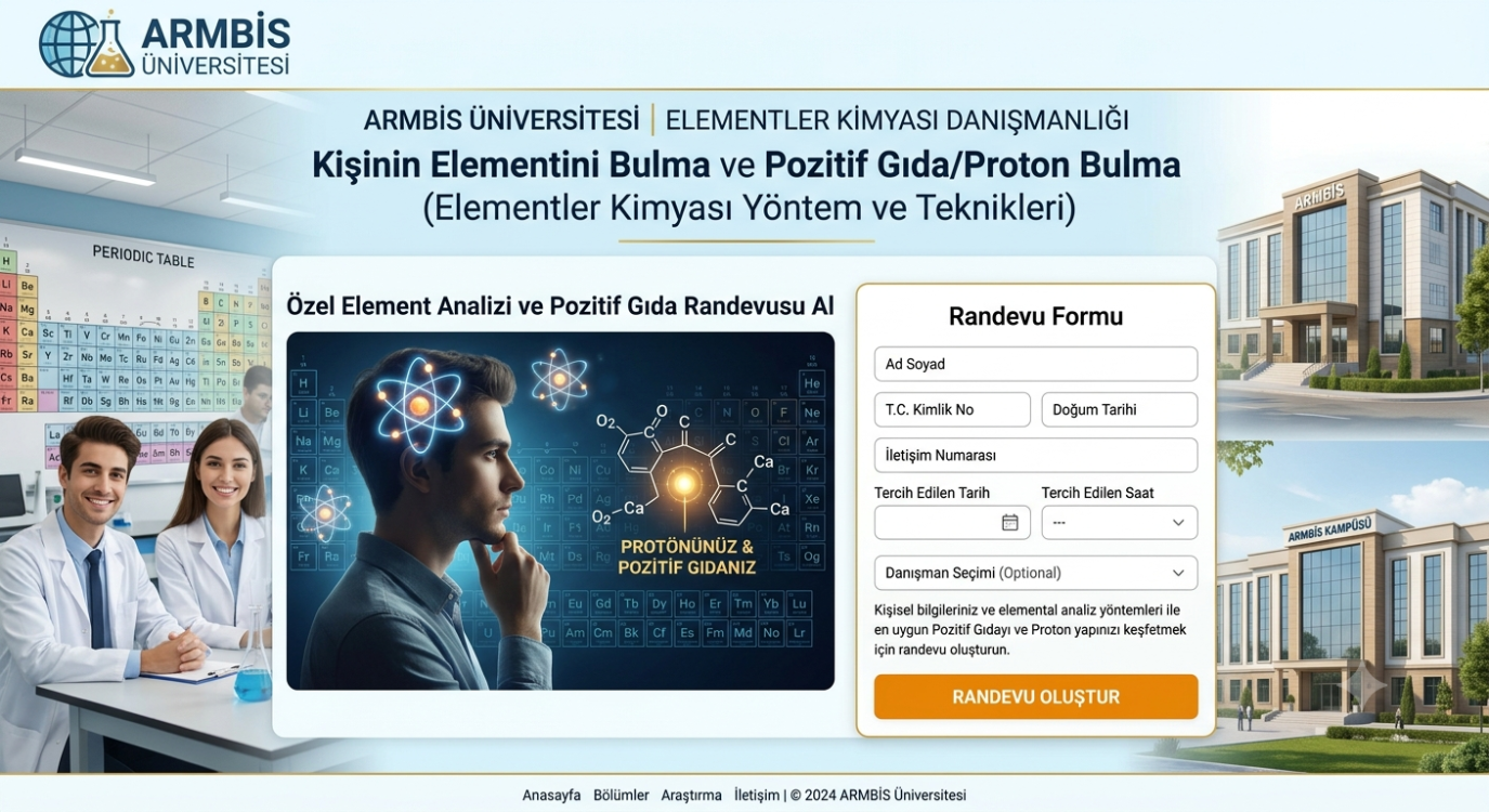 ARMBİS POZITIVUM PROTONU-ELEMENTİ BULDUR RANDEVUSU