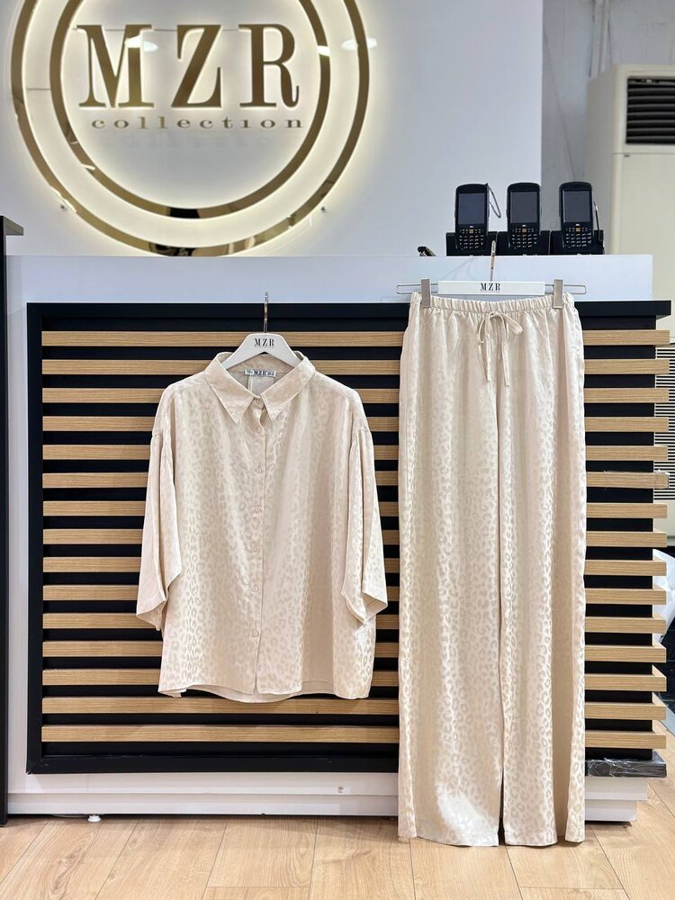 Yarasa Kol Pantolon gömlek takım 