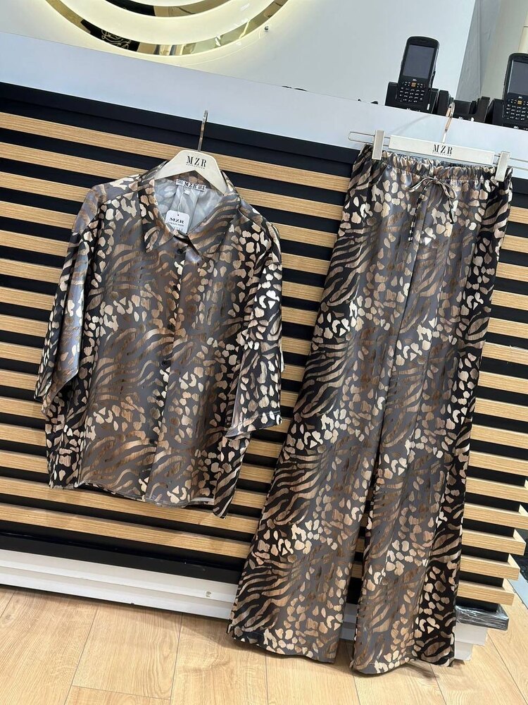 Leopar saten Takım