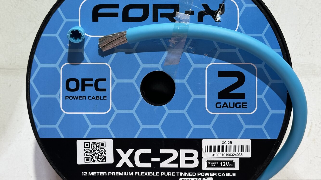 For-X 2 ga %100 bakır kalay kaplı güç kablosu (adet=metre fiyatıdır)