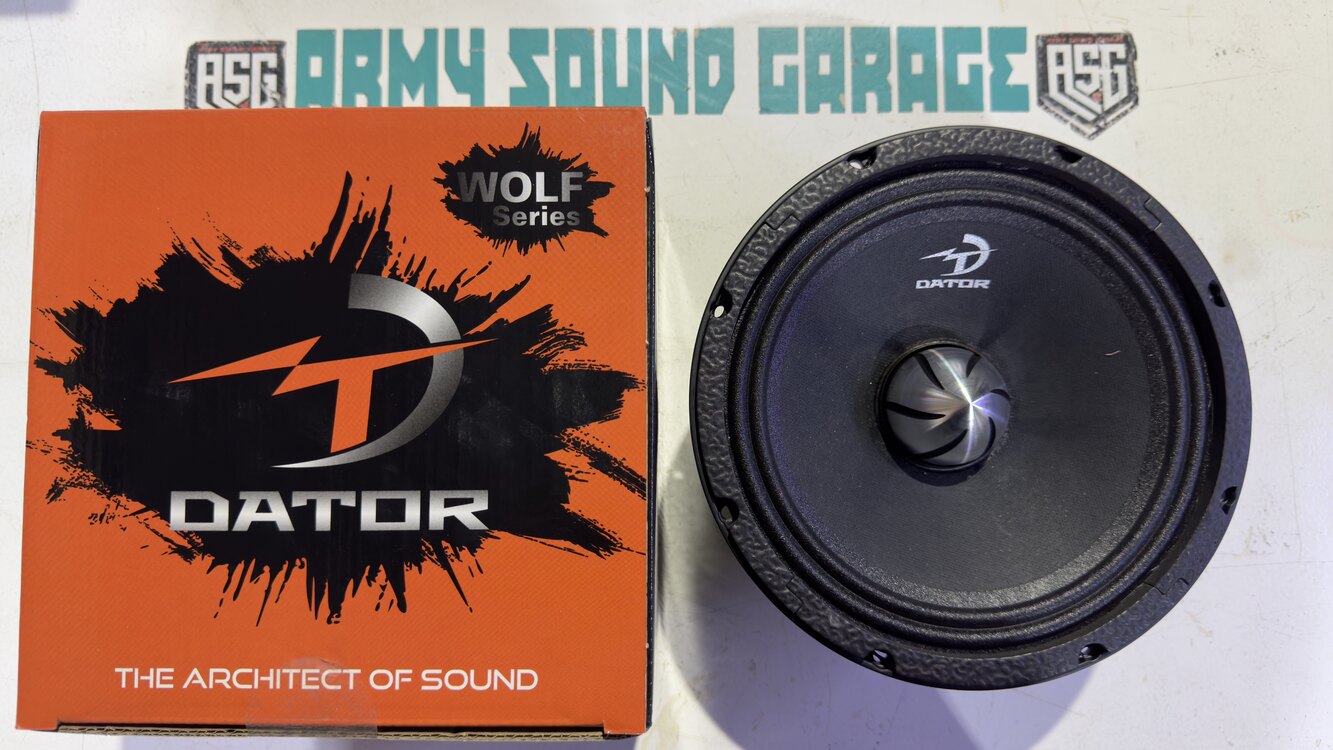 Dator PSM-80B Wolf Series 20 cm 1000 watt 225 rms Kurşun Göbek