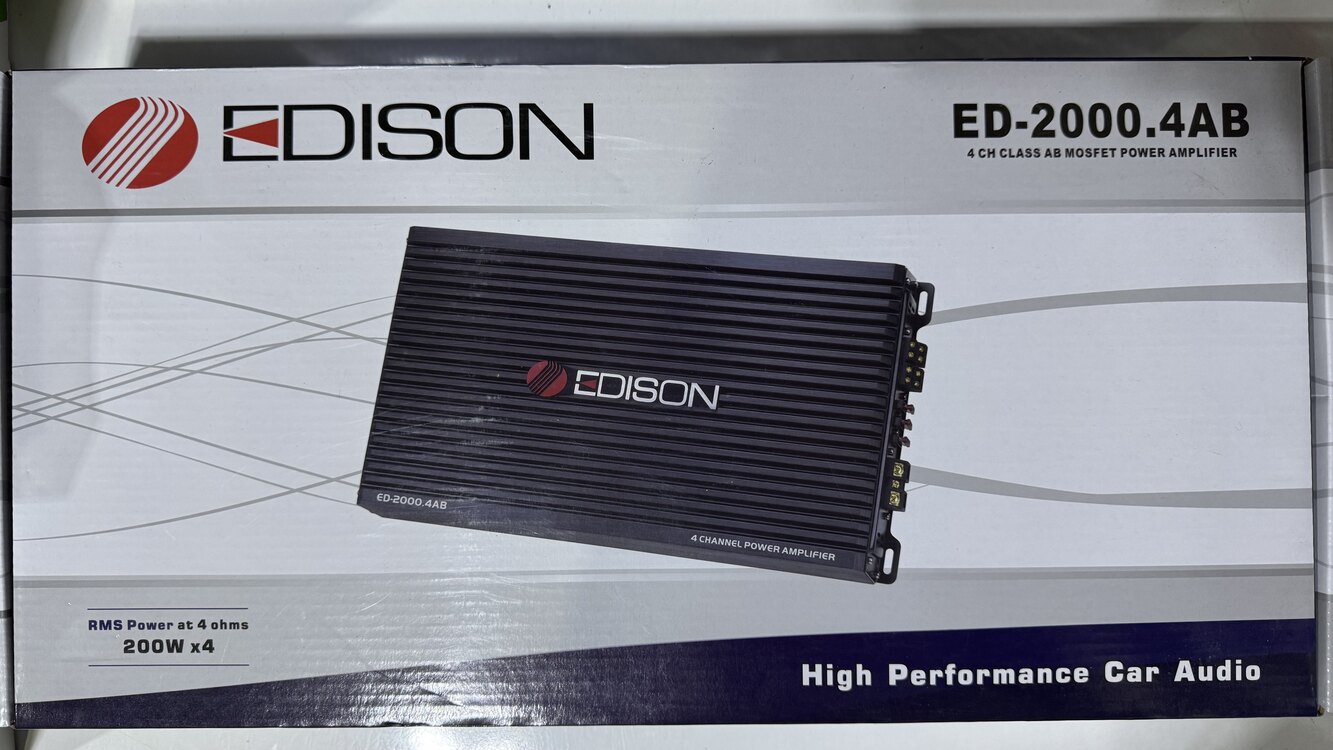 EDİSON ED-4200 AB CLASS OTO AMPLIFIKATOR