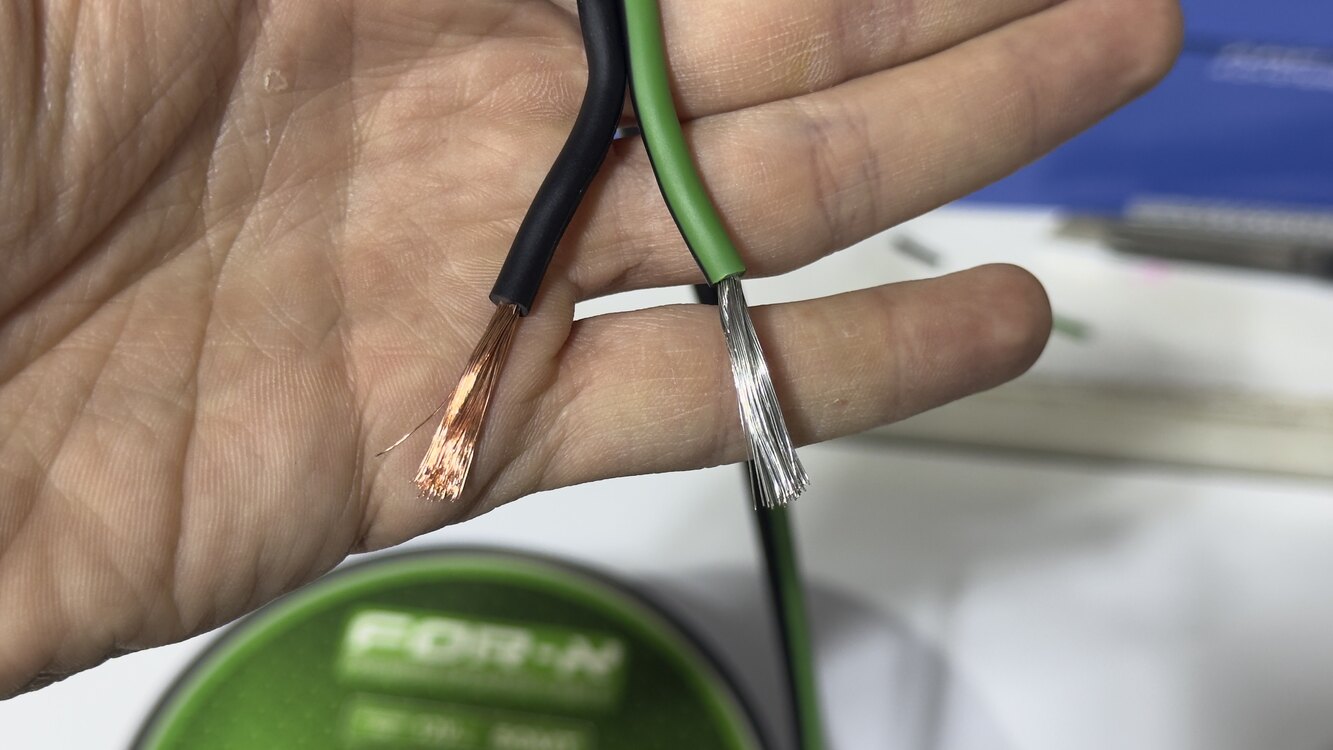 For-X 14 ga %100 bakır kalay kaplı hoparlör kablosu(metre fiyatı/adet fiyatıdır)