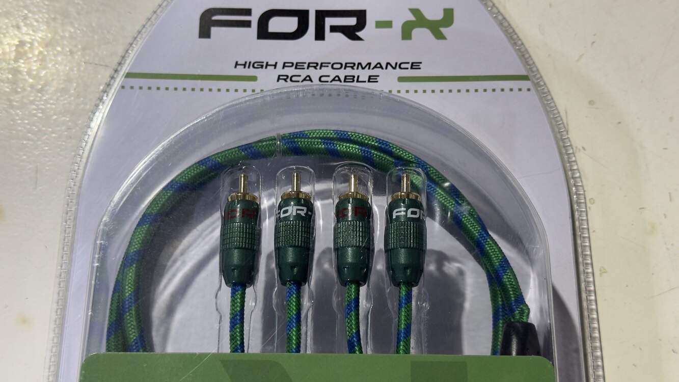 For-X 1122g 1 Metre %100 bakır Rca Kablosu