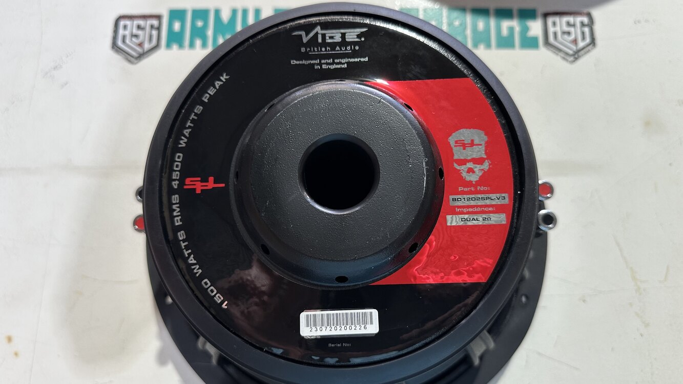 BLACKDEATH12D2-V3 | VIBE Black Death Serisi 30 cm Subwoofer