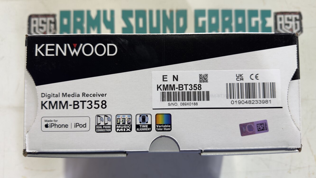 Kenwood BT-358 5 volt, 13 band eq, dsp işlemci, 3 rca çıkışlı(2 sterio 1 mono) flac okuma