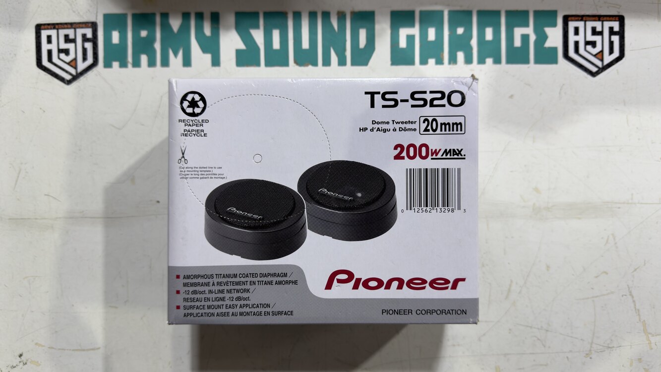 PIONEER TS-S20 ORJINAL 8cm TWEETER 200 watt 50 rms