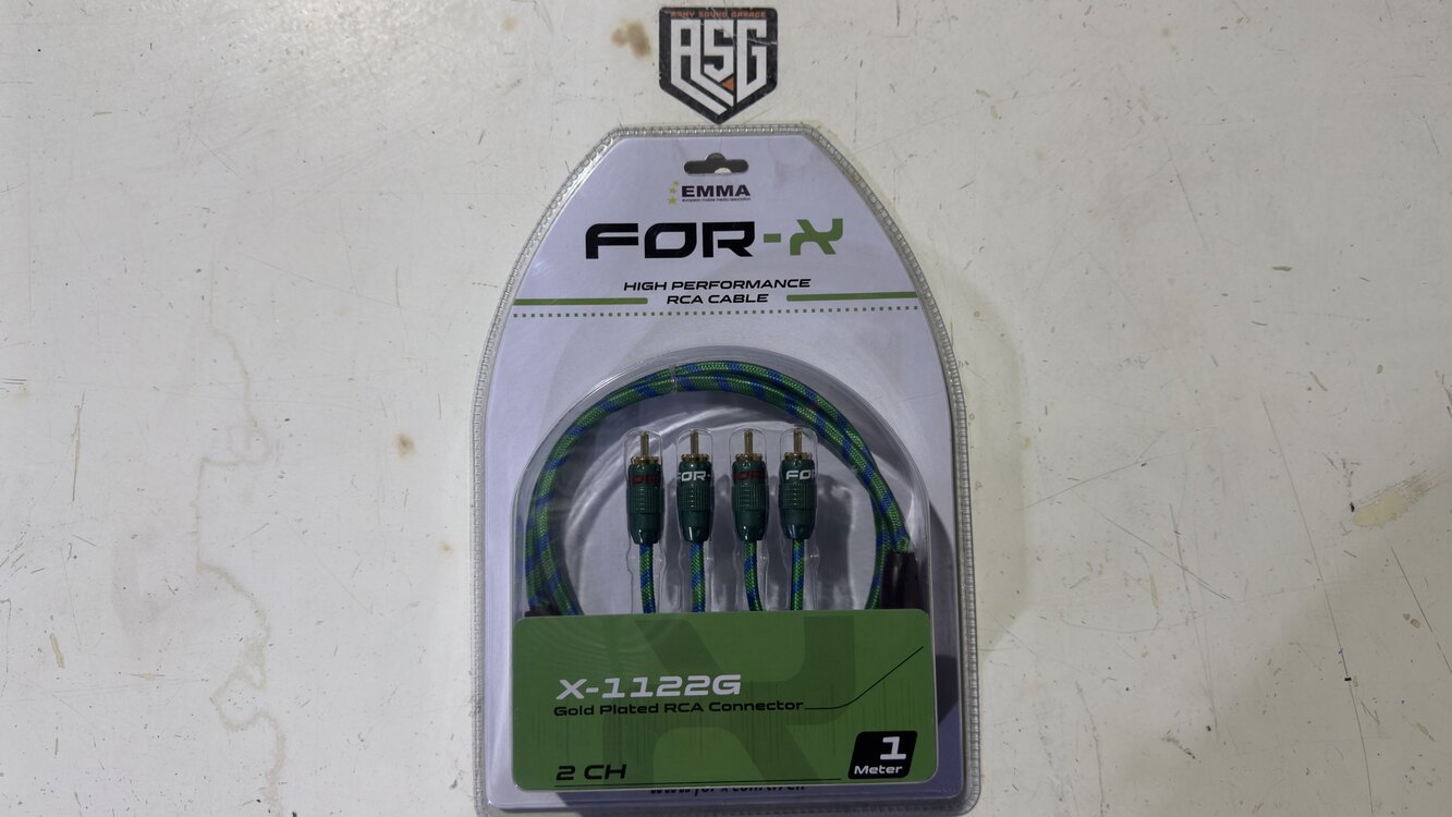 For-X 1122g 1 Metre %100 bakır Rca Kablosu