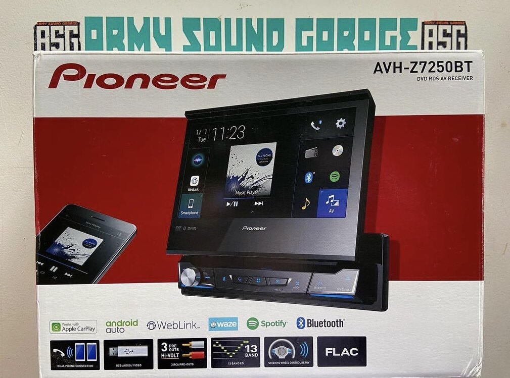 Pioneer AVH-Z7250BT CarPlay Android Auto Multimedya Sistemi 3 RCA CIKIŞI 4 VOLT DSP İŞLEMCİ