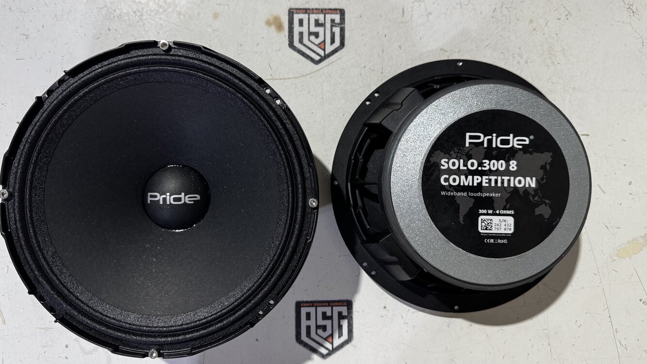 Pride Solo.300 20 cm Competition 600 watt 300 rms.(Ürün özellikleri fotoğraflarda mevcuttur.