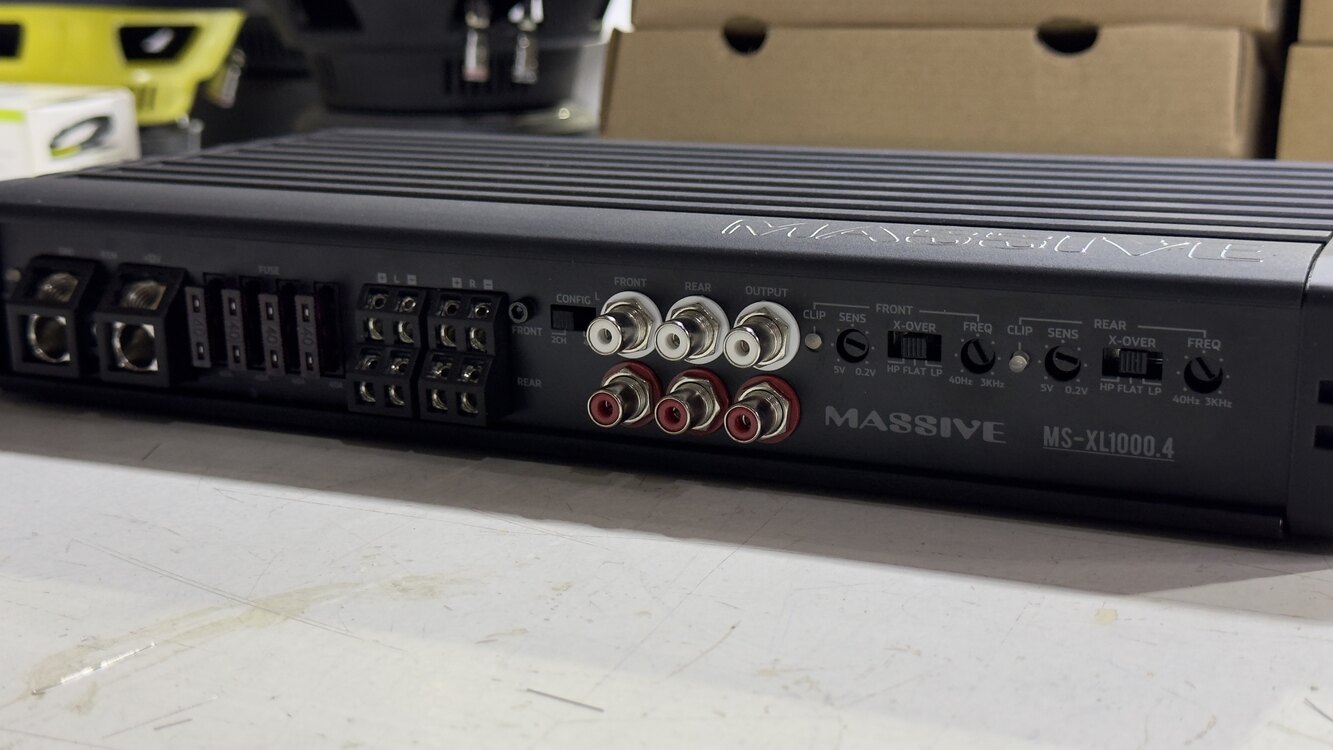MASSIVE MS-XL1000.4 KANAL BAŞI NET 250 rms x4 (özel üretim)