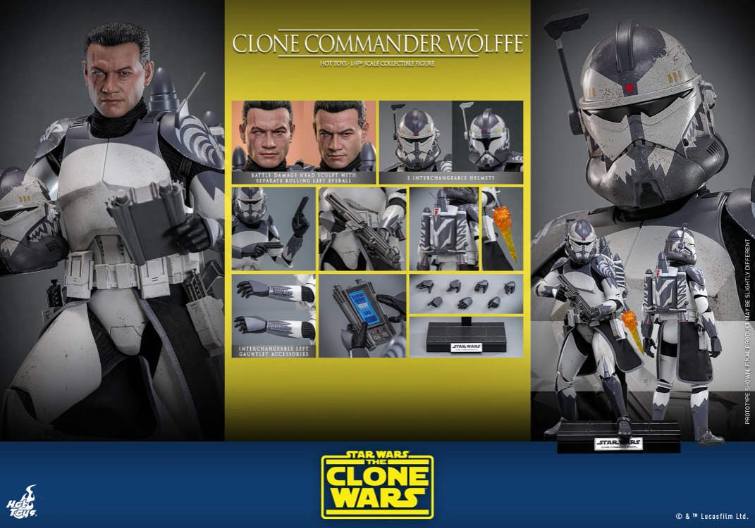 Clone Commander Wolffe – Star Wars / The Clone Wars – TMS 141 Hot Toys