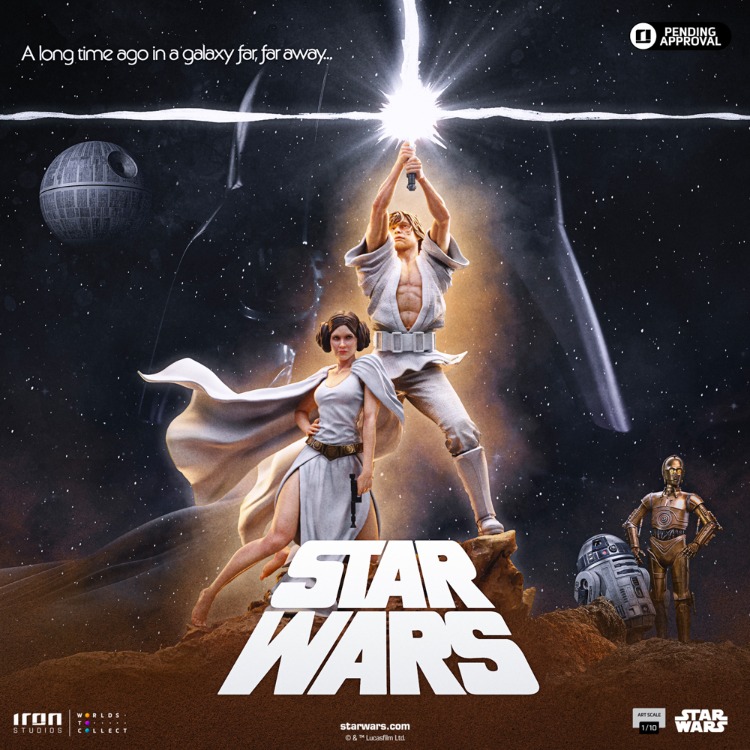 Iron Studios – Luke and Leia Art Scale 1/10 Statue Limited Edition