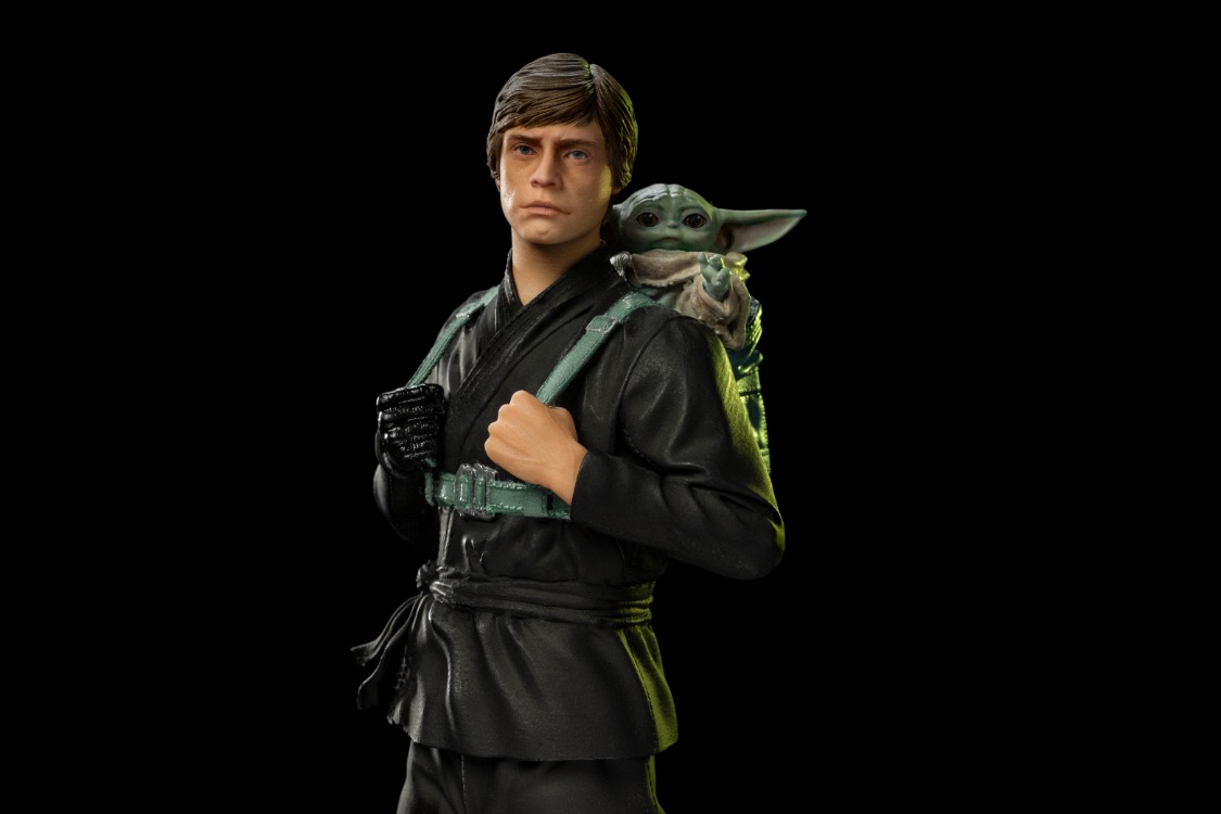 Luke Skywalker & Grogu (Training Version) – Art Scale 1/10 Statue (Iron Studios)