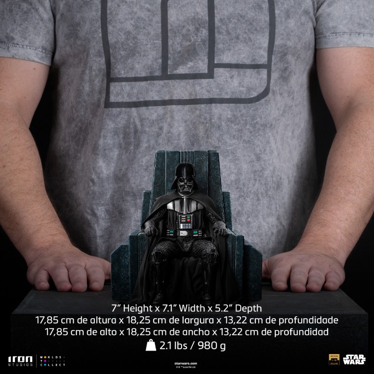 Iron Studios – Darth Vader on Throne Art Scale 1/10 Statue