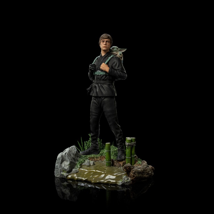 Luke Skywalker & Grogu (Training Version) – Art Scale 1/10 Statue (Iron Studios)