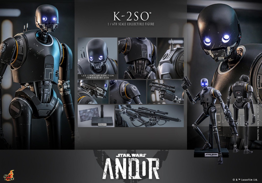 Hot Toys K-2SO Sixth Scale Figure TMS156 – Star Wars: Andor