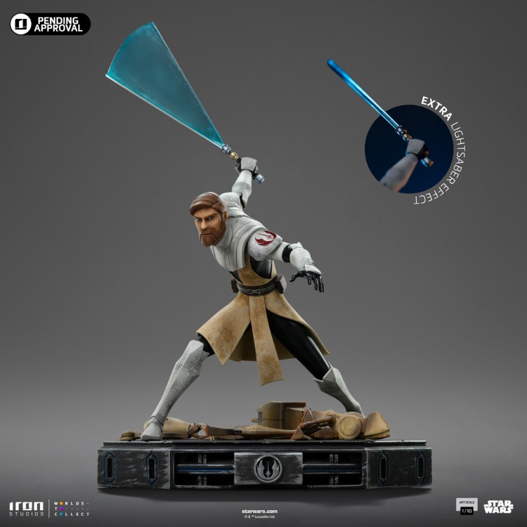 Iron Studios – Obi-Wan Kenobi Art Scale 1/10 Statue (Clone Wars)