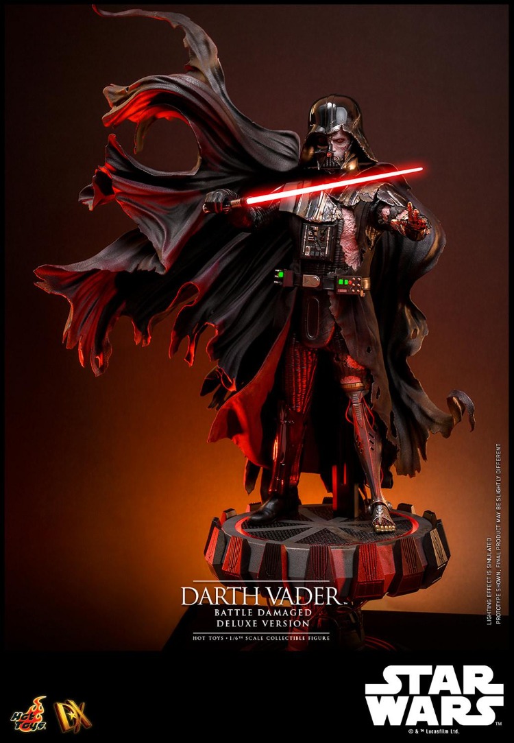 Hot Toys Darth Vader (Battle Damaged) Deluxe Version DX45