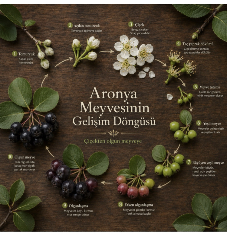 Aronya meyvesi taze  10 kg 
