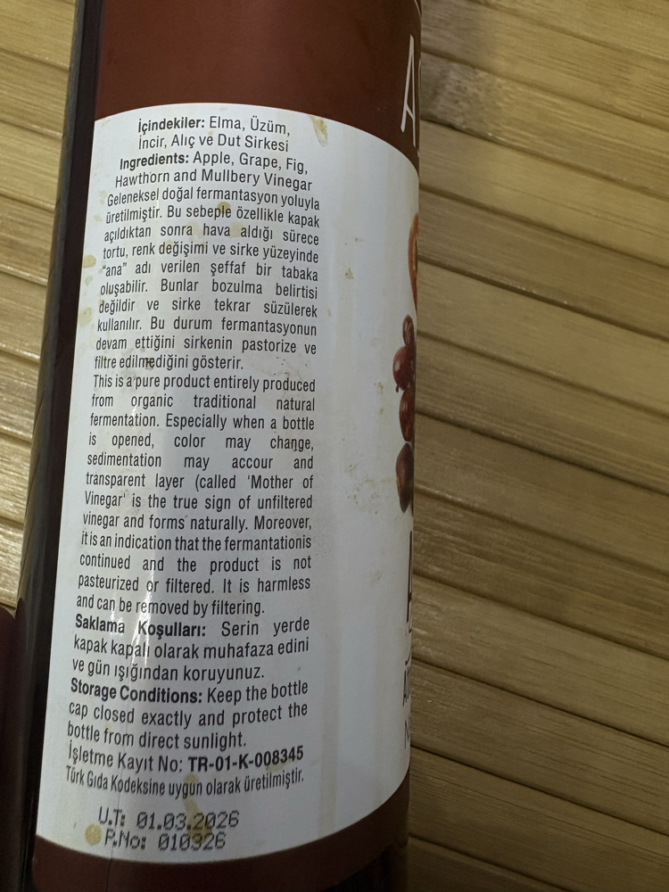 Atom sirke 500 ml