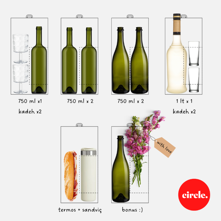 Vino Bag - Naturel