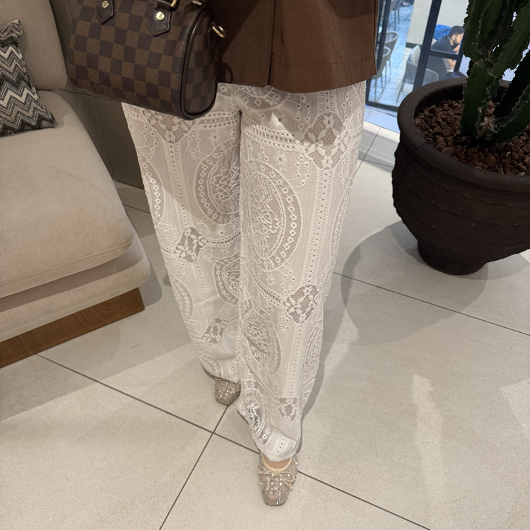 Lace Dantel Pantolon