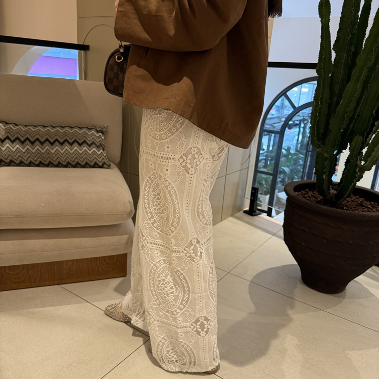 Lace Dantel Pantolon
