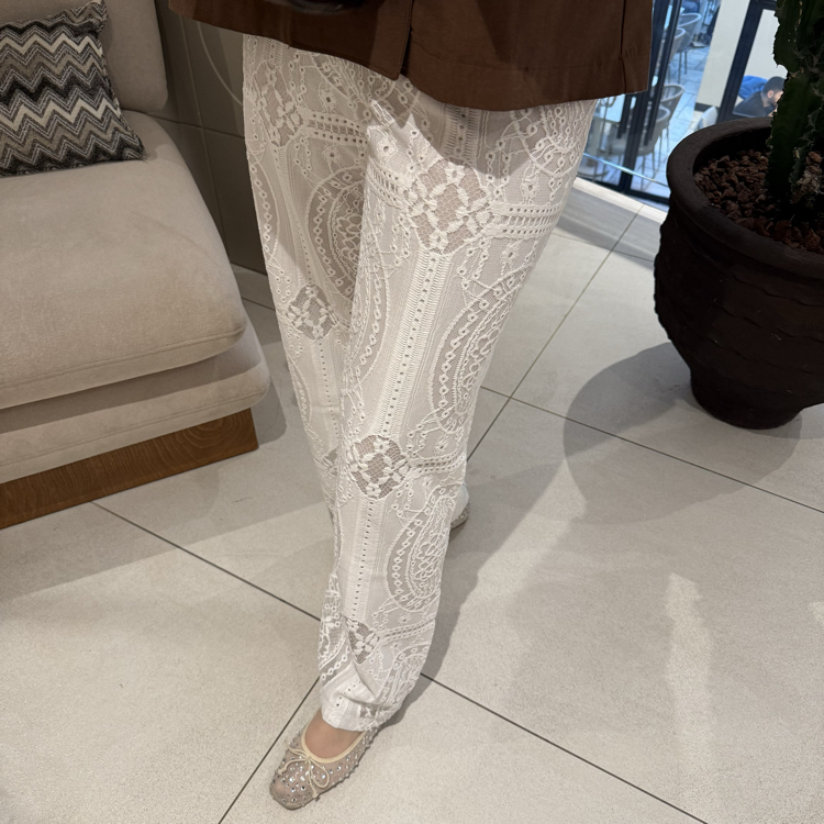 Lace Dantel Pantolon