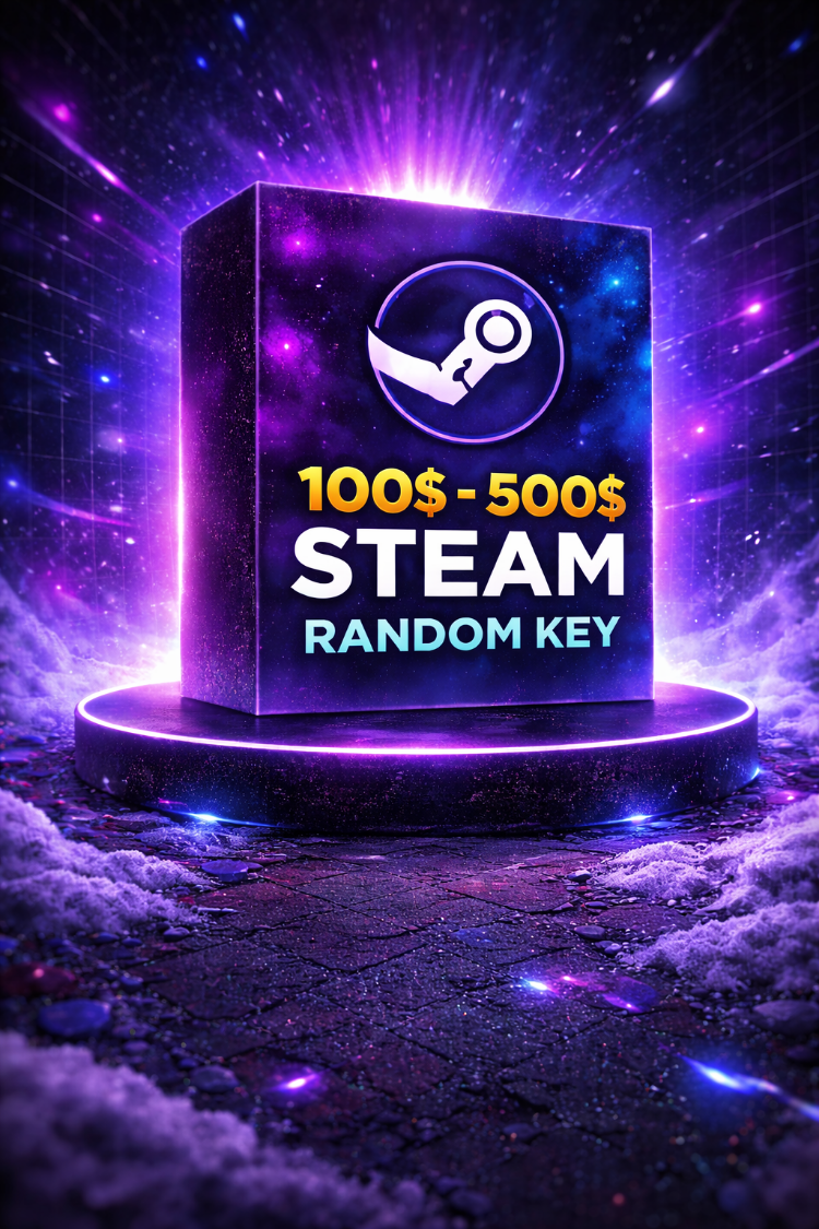 100$ - 500$ Steam Random Key