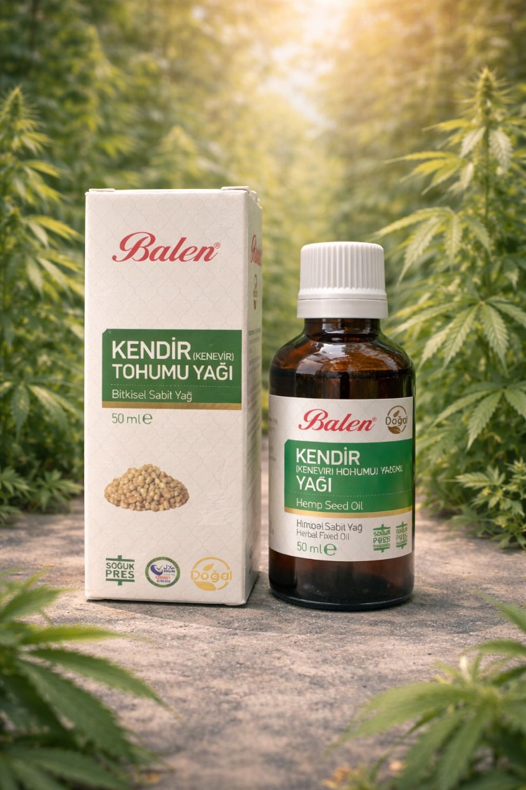 Kendir (Kenevir) Tohumu Yağı – 50 ml