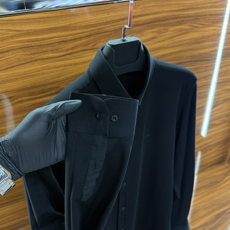 Boss İthal Kumaş Gömlek Siyah